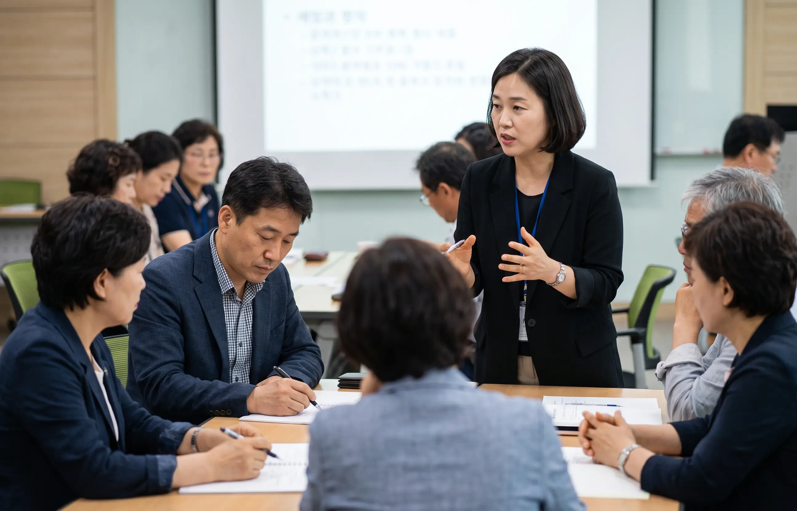 공공기관 위탁교육 현장